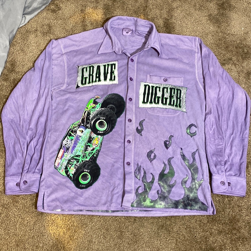 Custom 1/1 Columbia Fleece Button Up